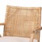 Bali & Pari Storsel Modern Bohemian Natural Rattan and Teak Wood Dining Armchair 232-13251-ZORO - alternate 5