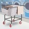 Vevor Wire Laundry Cart Wire Laundry Basket 2.8 Bushel Heavy Duty w/ 4'' Wheels FW-6913 - alternate 5