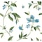 York Wallcoverings Springtime Blue and Green Wallpaper GO8283 - alternate 1