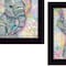 Homeroots Set Of Two Elephant I and II 3 Black Framed Print Wall Art, 2PK 407249 - alternate 2