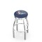 Holland Bar Stool Co 30" Chrome Gonzaga Swivel Bar Stool, Accent Ring L8C3C30Gonzga - alternate 1