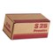 Controltek Pennies Coin Box, Accommodates $25 in Pennies, 15.5" x 19.25" x 4.5", Red/Kraft, 50PK 560059 - alternate 3