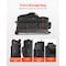 Vevor 3 Ball Bowling Bag with Wheels Double Roller Bowling Bag with Shoe Compartment ZL-YDB-0099-001 - alternate 2
