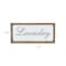 Homeroots 11" X 24" Brown and White Laundry Wood and Metal Wall Decor 487536 - alternate 3
