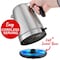 Brentwood Industries 1500 Watt Stainless Steel 1.7 Liter Cordless Electric Kettle in Silver KT-1792S - alternate 4