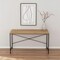 Homeroots 47" Natural and Black Wood and Metal Computer Desk 610397 - alternate 6