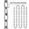 Vevor Zinc Plated Proof Coil Chain Carbon Steel Chain Sling 3/16" x 100' 1100lbs GLDXL1074149 - alternate 4