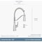 Moen Nolia 1-Handle Pull-Down Widespread Kitchen Faucet Chrome 87886 - alternate 1