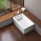 Kingston Brass 60" Acrylic Rectangular 2-Wall Corner Alcove Tub, Left Hand Drain, Glossy White VTAP6036L22TS - alternate 2