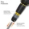 Klein Tools Ratcheting Fastbit Tru-Grip Screwdriver, Phillips, Slotted Bits 32960ARCHT - alternate 2