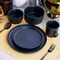 Elama Luxmatte Black 20 Piece Dinnerware Set EL-LUXMATTE-BLK - alternate 3