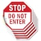 Signmission Stop Do Not Enter, 4 inch X 4 inch, Vinyl Decal, 5PK OC-D-5PACK-4-47 - alternate 1