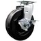 Service Caster 6 Inch Phenolic Swivel Caster with Ball Bearing and Brake SCC SCC-20S620-PHB-TLB - alternate 1