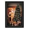 Homeroots Naughty Or Nice Black Framed Print Wall Art 529792 - alternate 1