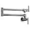 Anzzi Braccia 24" Wall Mounted Pot Filler in Brushed Nickel KF-AZ258BN - alternate 2