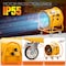 Iliving Yellow 24 in. Utility Blower Exhaust Warehouse Ventilator Floor Fan, 2000-Watt, 1720RPM ILG8VF24 - alternate 5
