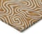 Homeroots 3' X 5' Copper And Beige Abstract Washable Indoor Outdoor Area Rug 599742 - alternate 6
