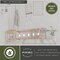 Vaxcel Pratt 5-Light Linear Chandelier, Two-Tone Brushed Nickel, Farmhouse Cage, 34-In. Wide H0332 - alternate 4