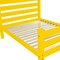 Homeroots Canary Yellow Solid Wood Full Bed Frame 546949 - alternate 3