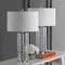 Jonathan Y Cole 27.5" Modern Fused Glass Cylinder LED Table Lamp, Clear, 2PK JYL4016B-SET2 - alternate 5