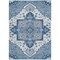 Homeroots 3' X 5' Blue Gray And Ivory Oriental Washable Indoor Outdoor Area Rug 600144 - alternate 7