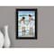 Homeroots Two Girls at the Beach 4 Black Framed Print Wall Art 406497 - alternate 2