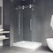 Vigo 36 in. L x 48 in. W x 79 in. H Frameless Sliding Rectangle Shower Enclosure Kit in Chrome VG6051CHCL48WL - alternate 5
