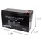 Upg Sealed Lead Acid Battery, 12 V, 7.2Ah, UB1272, F1 (Faston Tab) Terminal, AGM Type 40760 - alternate 2
