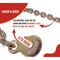 Mytee Products 4inx40ft Ratchet Strap with Chain Anchor 5,400 Lbs WLL Tie Down Cargo Truck Straps RS440CA - alternate 5