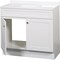 Zenith Zenna Home Wht 36'' Wx35'' Hx18''D Shaker Vanity with Wht Cultured Marble Top SBC36WW - alternate 2