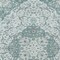 Homeroots 10' X 14' Teal Blue And Ivory Medallion Washable Indoor Outdoor Area Rug 617472 - alternate 4