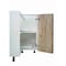 Cambridge Radiance 36inWx24inDx34.50inH Ready to Assemble Slab Corner Lazy Susan Kitchen Cabinet in Light Oak SA-BLZ36-LO-KIT - alternate 4