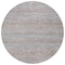 Homeroots 8' Linen And Gray Round Striped Washable Indoor Outdoor Area Rug 615670 - alternate 6
