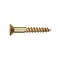 Hillman Wood Screws, Brass, Phillips Head, #6 x 1-In  , 100PK 385660 - alternate 2