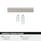 Amerock Composite 3 inch (76mm) Center-to-Center Satin Nickel Cabinet Pull, 10PK 10VMP37140G10 - alternate 3