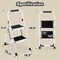 Wrightmaster 2-Step Steel Step Stool, 7 ft. Reach, with Anti-Slip Pedal and Handrails, 330 lb. Load Capacity ZOR-P372964 - alternate 5
