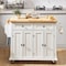 Vevor 35.4" Rolling Kitchen Island Cart with Storage Drawer & Rack SR191276 - alternate 4
