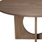 Homeroots 60" Natural Solid Wood Pedestal Base Round Top Dining Table 659074 - alternate 5