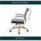 Leisuremod Benmar Leather Office Chair with Gold Frame, Black BOG19BLL - alternate 5
