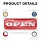 Signmission Come In We're Open, 24 Inch x 72 Inch, Vinyl Banner B-72-30520 - alternate 3