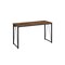 Homeroots 47" Brown and Black Writing Desk 491415 - alternate 1
