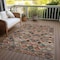Homeroots 8' X 10' Brown Gray And Tan Geometric Washable Indoor Outdoor Area Rug 603236 - alternate 4