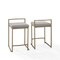 Crosley Harlowe 2-Piece Counter Height Bar Stool Set CF501924-GY - alternate 1