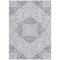 Homeroots 3' X 5' Lavender And Ivory Medallion Washable Indoor Outdoor Area Rug 617461 - alternate 5