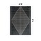 World Rug Gallery Modern Geometric Area Rug 4 ft x 6 ft Black WR91BLACK4X6 - alternate 6