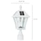 Gama Sonic Baytown Bulb Solar Lamp, Wall/Pier/3 in. Fitter Mounts, White 106B50233 - alternate 5
