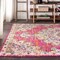 Jonathan Y Bohemian FLAIR Boho Vintage Medallion Pink/Cream 3 ft. x 5 ft. Area Rug BMF104A-3 - alternate 4