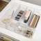 Martha Stewart Miles Plastic Stackable Office Desk Drawer Organizers, Various Sizes, Set of 6 BE-PB5834-6-6-CLR-MS - alternate 3