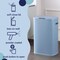 Happimess Tammi Kitchen 14.5-Gallon Slim Metal Push Button Trash Can, Tide Pool Blue HPM1017H - alternate 4