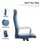 Leisuremod Flux Faux Leather Swivel Office Chair, Knee Tilt, Padded Support FO19BUL - alternate 4